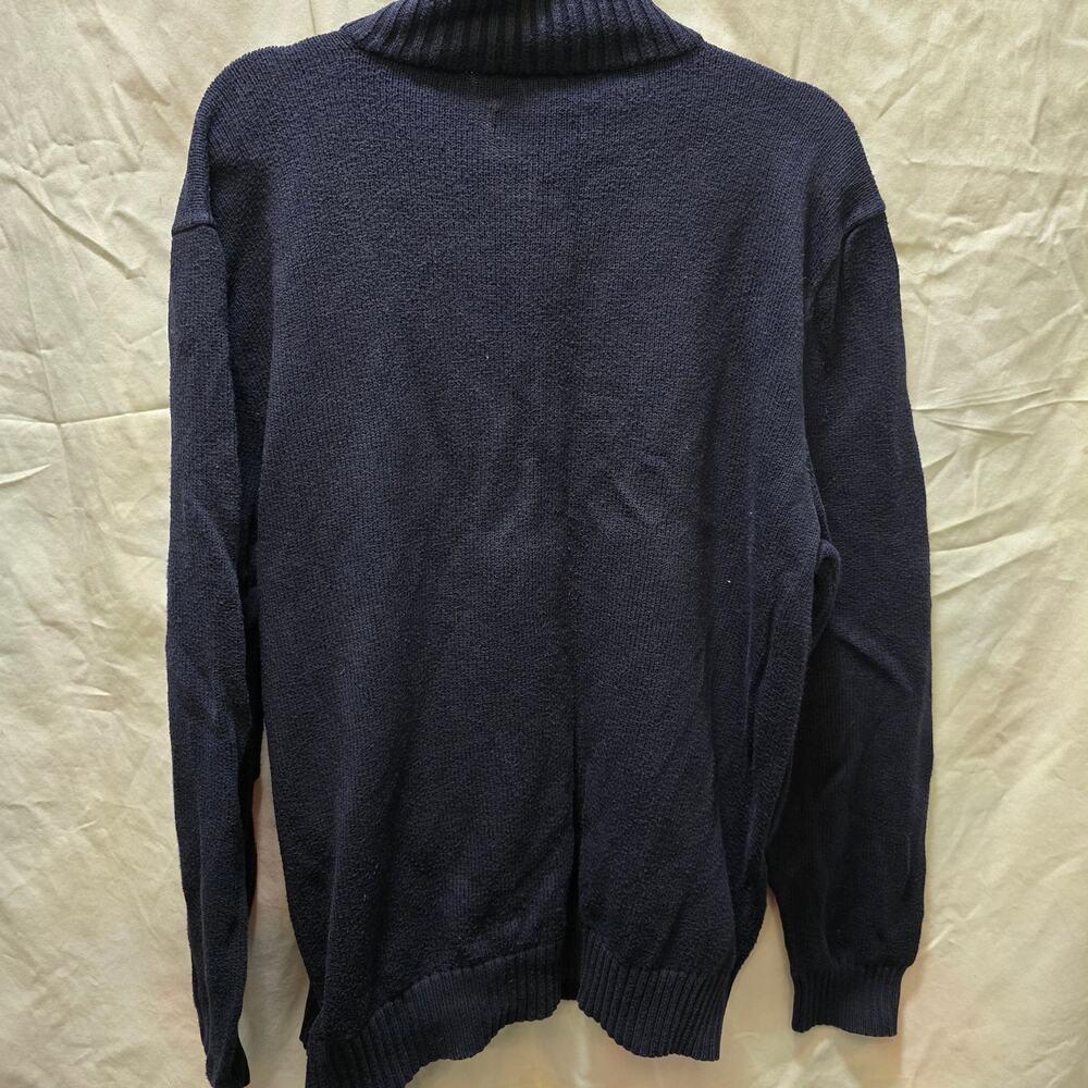Polo Ralph Lauren 1/4 zip knit sweater 100% cotton men's XL long sleeve ribbed - Picture 11 of 12